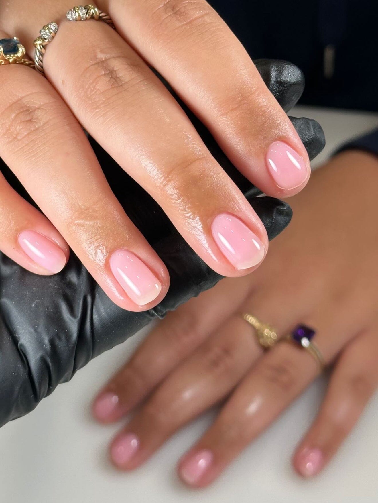 NTB 02 Strawberry Milk Nail Polish Base Coat - Long-Lasting Gel Base for Manicures & Nail Art - Perfect for DIY Home Nail Care & Salon Professionals