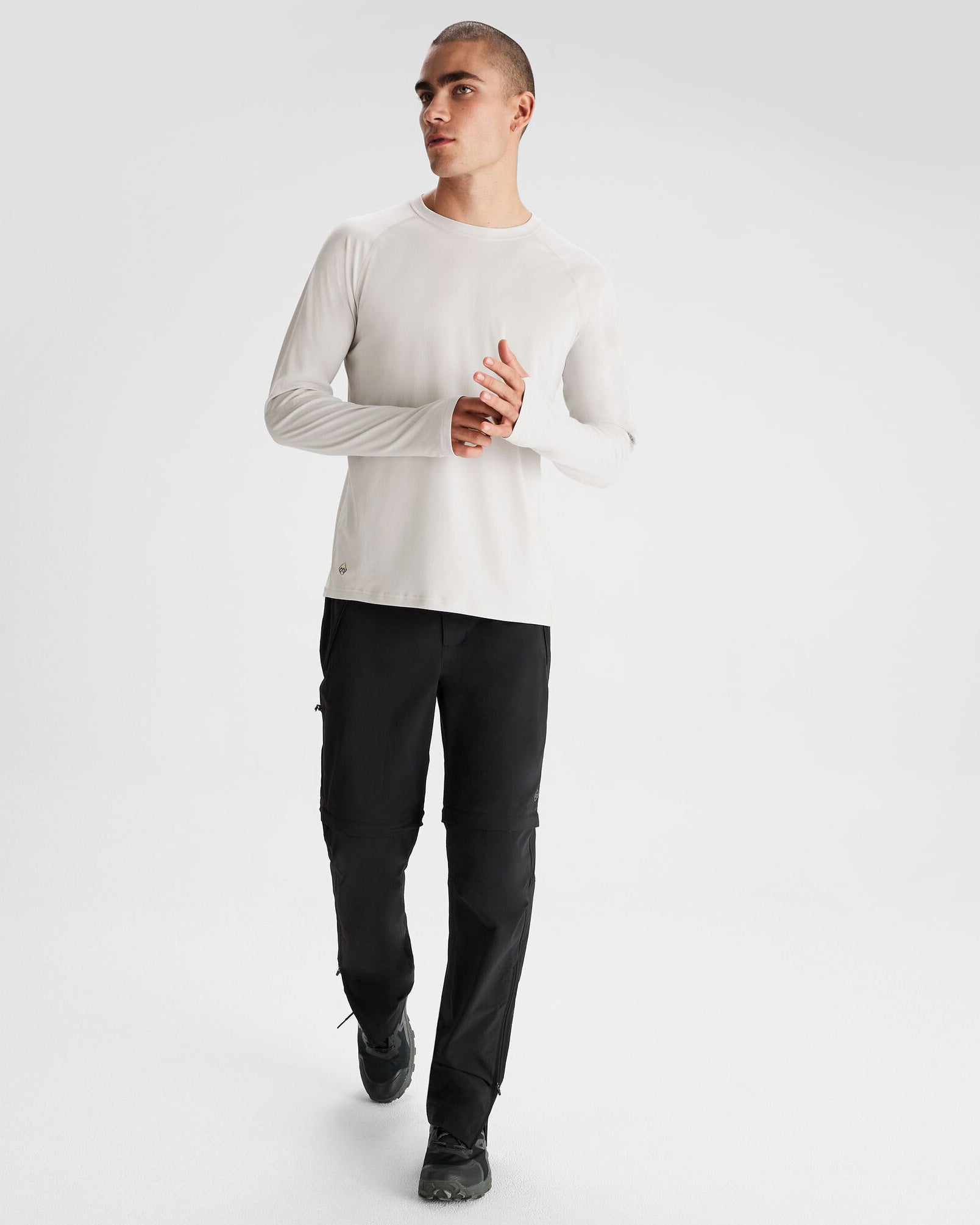 Men's Flinders Convertible Outdoor Pants - Lightweight Quick-Dry Hiking & Travel Pants with Zip-Off Legs (Black) - Perfect for Camping, Hiking & Adventure Travel