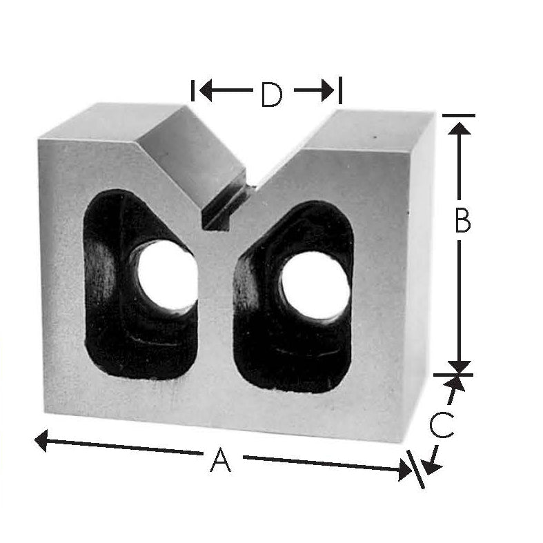 Precision V Blocks for Metalworking - Heavy Duty Clamping & Positioning Tools for Milling, Drilling & Welding - Perfect for DIY Projects & Professional Workshops