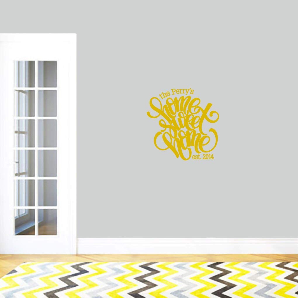 Custom Home Sweet Home Wall Decal - 36