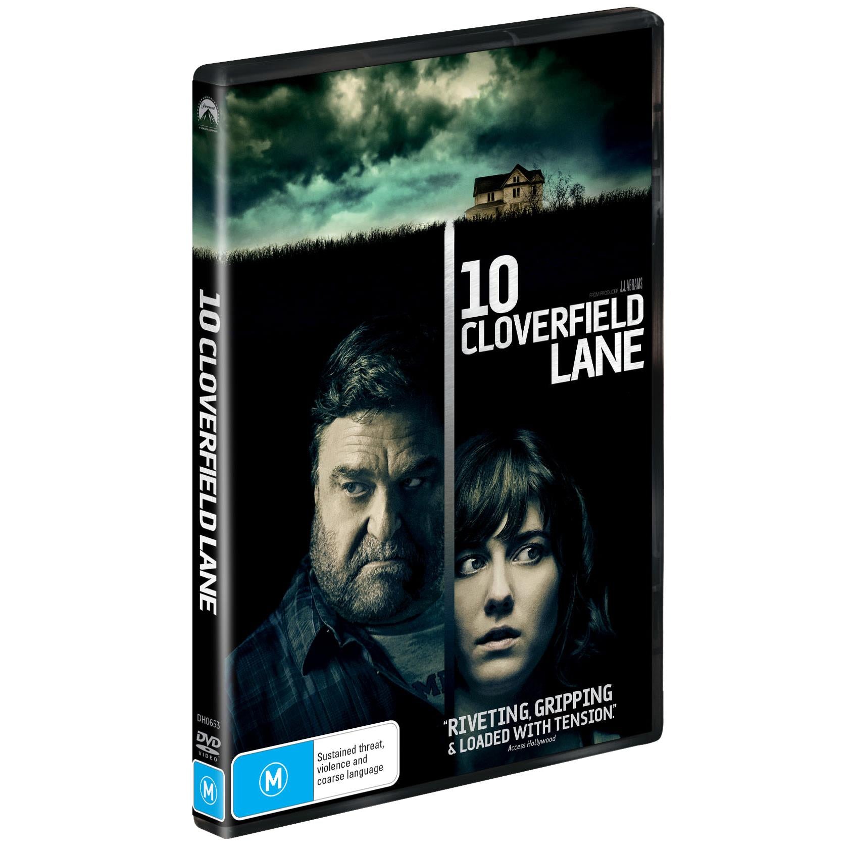 10 Cloverfield Lane DVD - Sci-Fi Thriller Movie with John Goodman & Mary Elizabeth Winstead - Perfect for Movie Nights & Sci-Fi Fans
