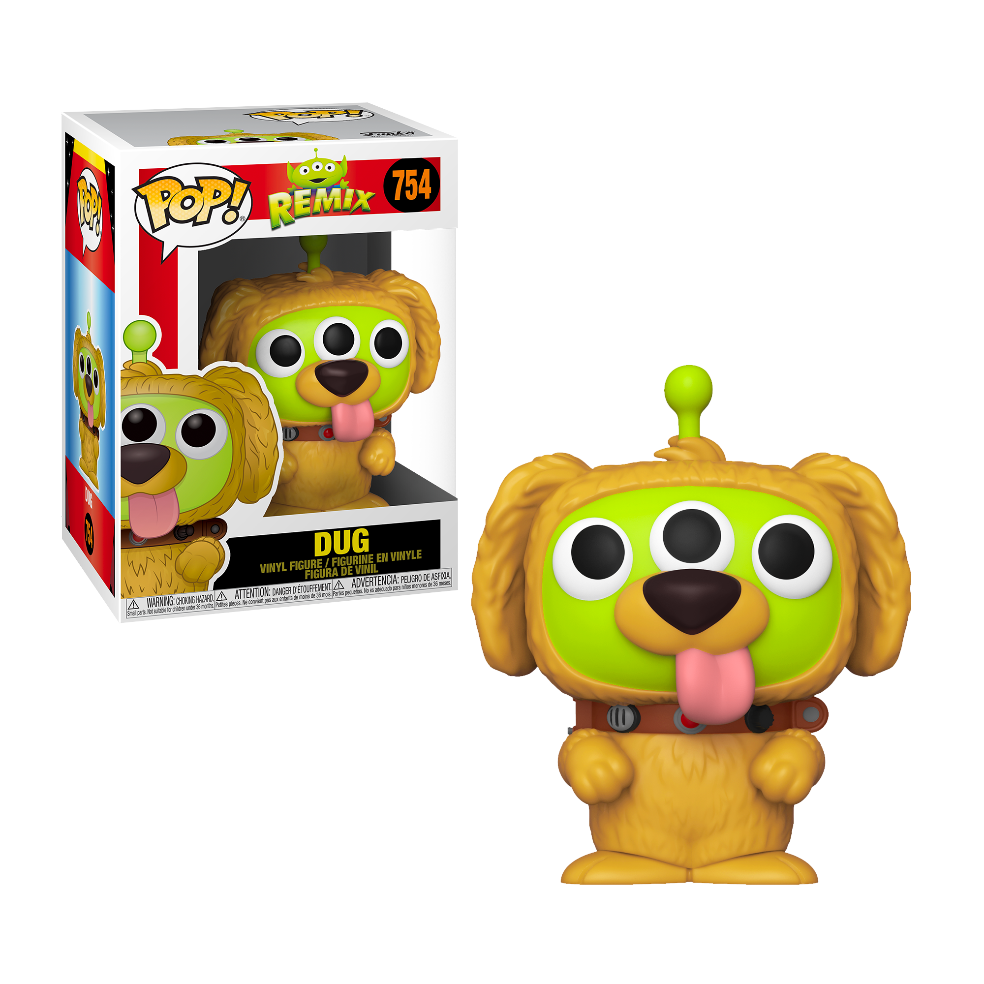 Funko Pop! ALIEN REMIX: Dug #754 - Collectible Vinyl Figure for Sci-Fi Fans | Perfect for Display, Gifts & Pop Culture Collections