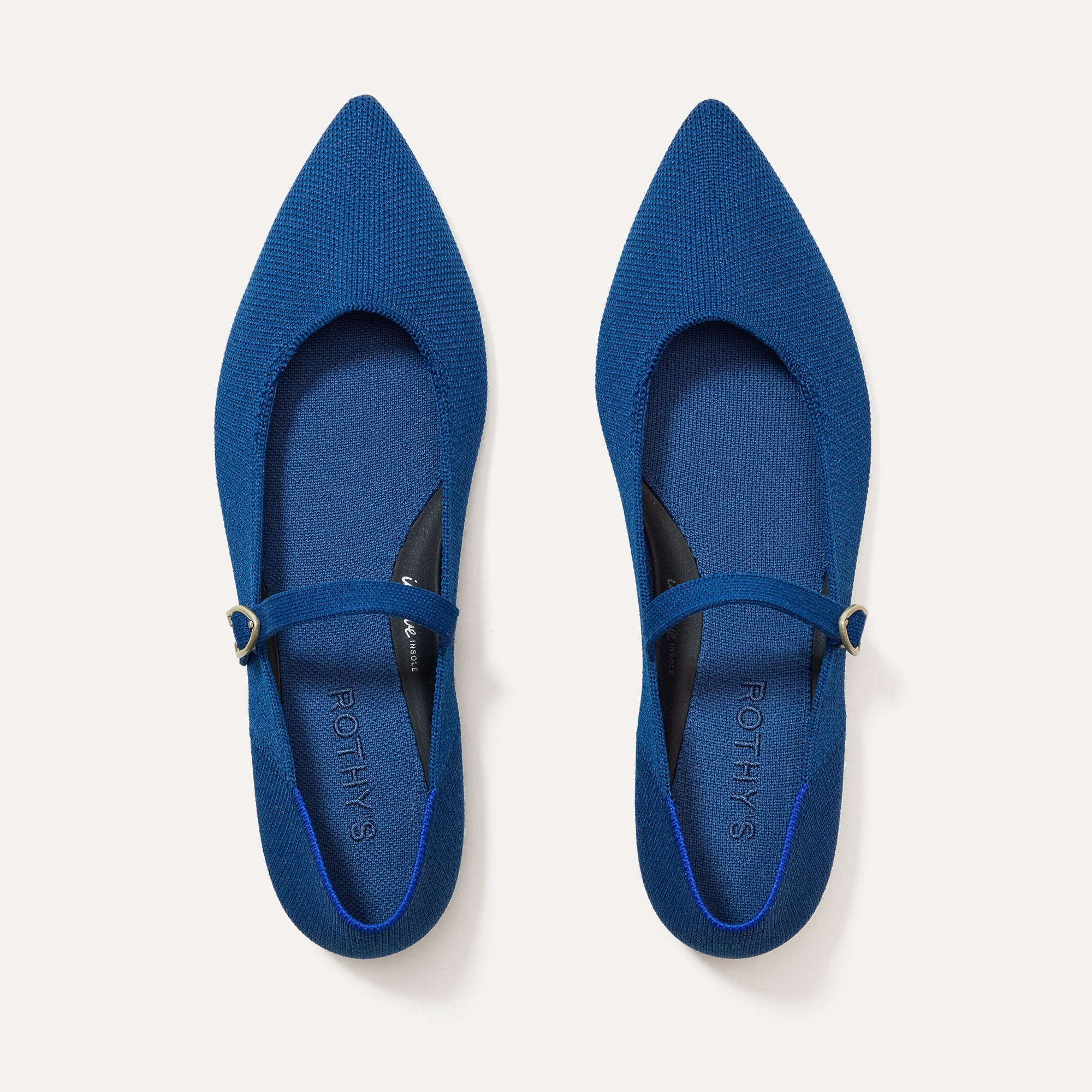 The Point Mary Jane II Women's Comfortable Flats - Classic Ballet Shoes for Casual Wear, Work & Everyday Outfits