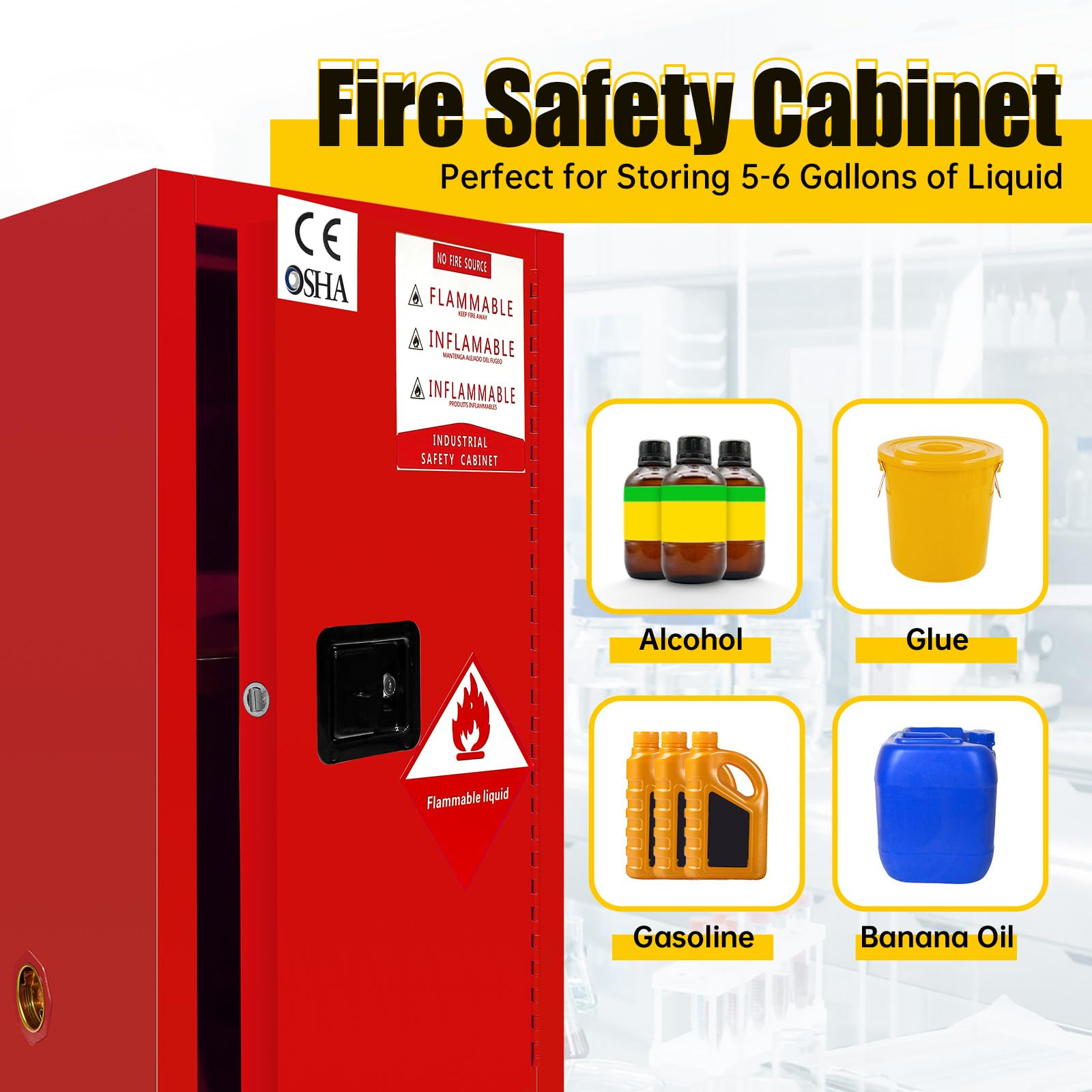 Flammable Safety Storage Cabinet - 23.23