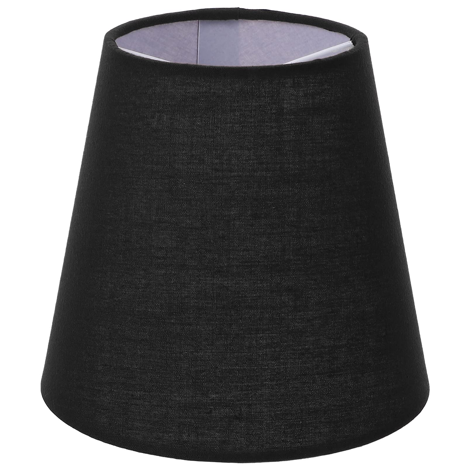 Uonlytech Clip-On Fabric Lamp Shade - Drum Hardback Chandelier Shade for Table, Floor & Wall Lamps - Perfect for Bedroom, Restaurant & Hotel Lighting Decor