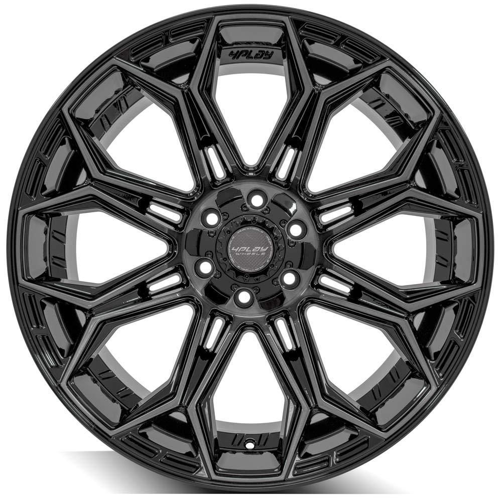 4Play Gen3 4P83 Gloss Black Wheels 22x10.0 18