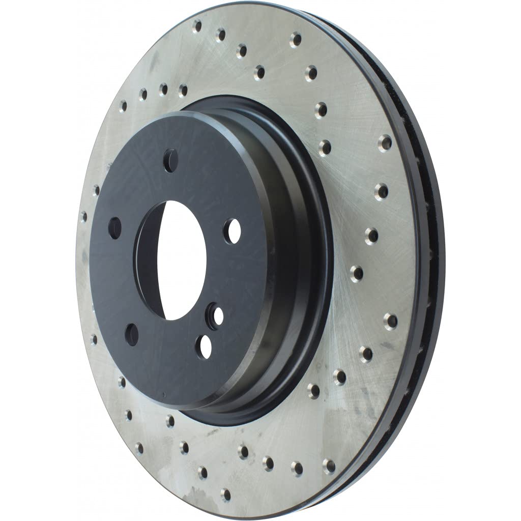 StopTech Sport Drilled Brake Rotor for 2017-2019 Volkswagen Golf Alltrack - Passenger Side (128.33131R) | High-Performance Braking for Street & Track Use