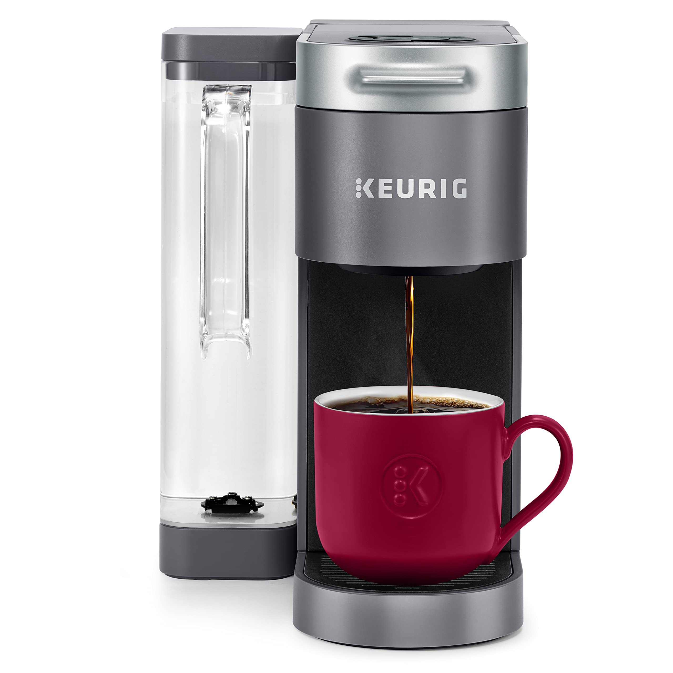 Keurig K-Supreme Single Serve Coffee Maker with MultiStream Technology - 66oz Dual-Position Water Reservoir, Customizable Brew Settings, Gray - Perfect for Home, Office & Small Business Use