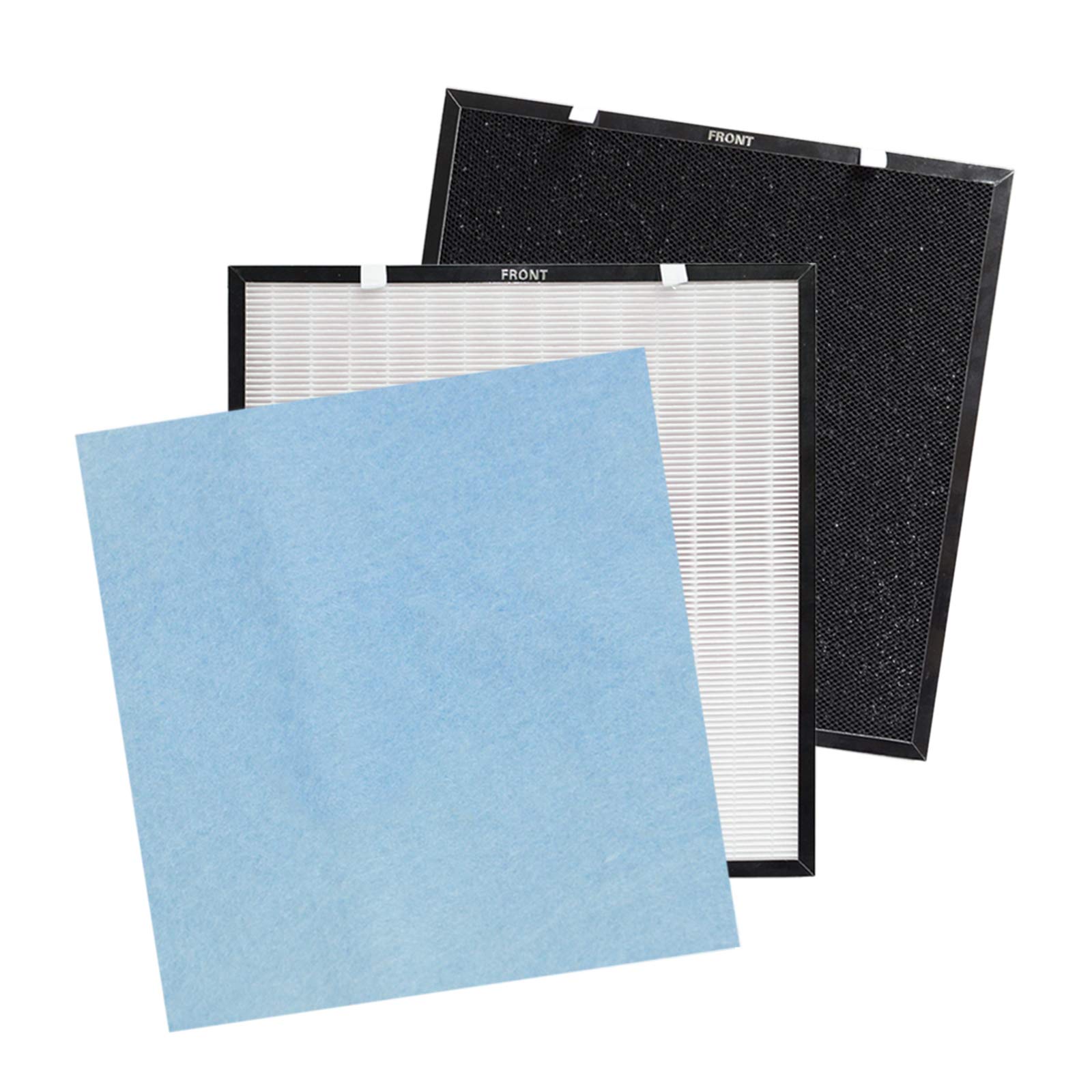 PUREBURG Replacement Filter Set for Asept-Air Life Cell 2550 5-Stage Air Purifier - H13 HEPA 3-Stage Filtration System - Removes Dust, VOCs, Odors, PM2.5 & Smoke - Ideal for Home, Office & Allergy Relief