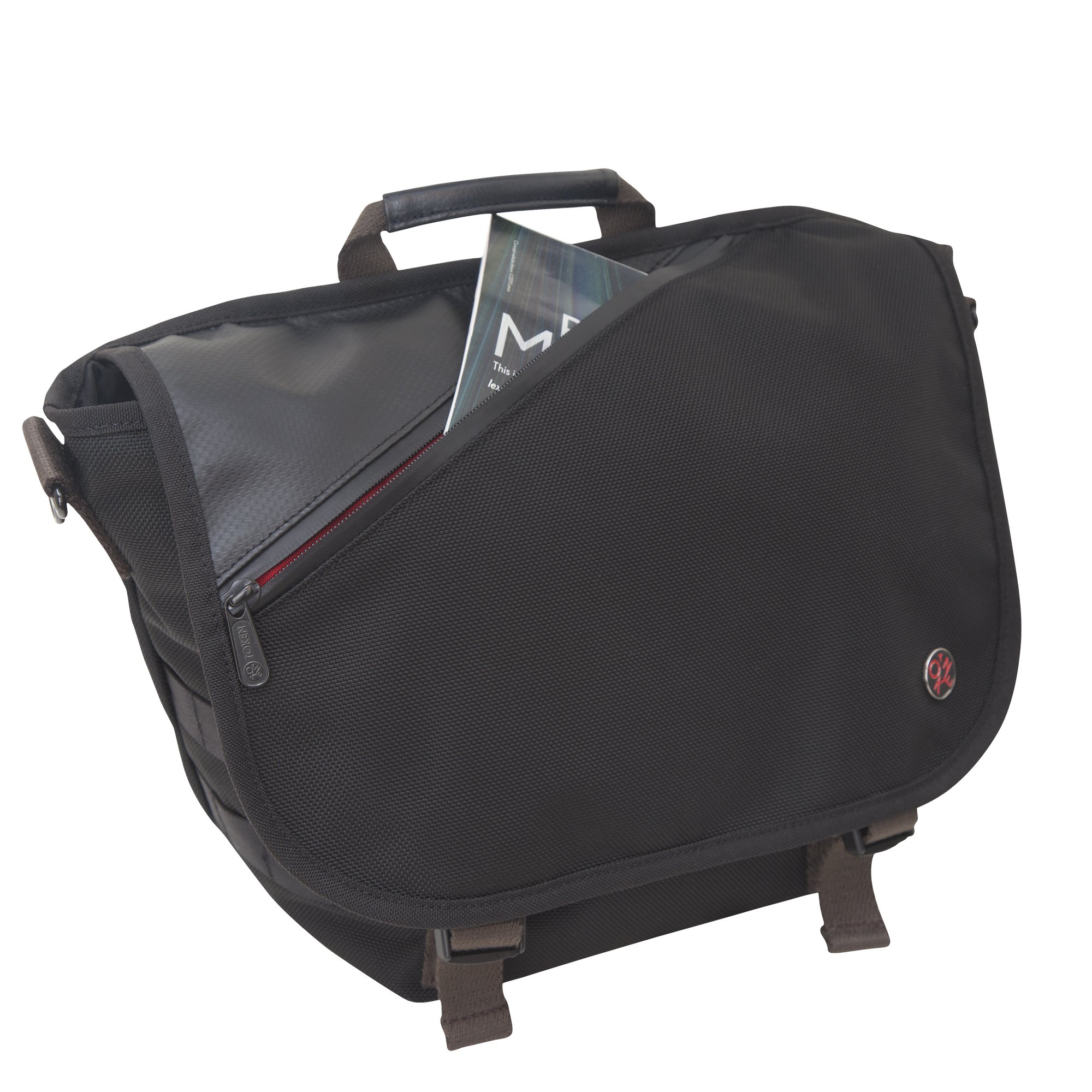 Grand Army Messenger Bag - Black One Size - Durable Crossbody Shoulder Bag for Men & Women - Perfect for Work, Travel & Everyday Use