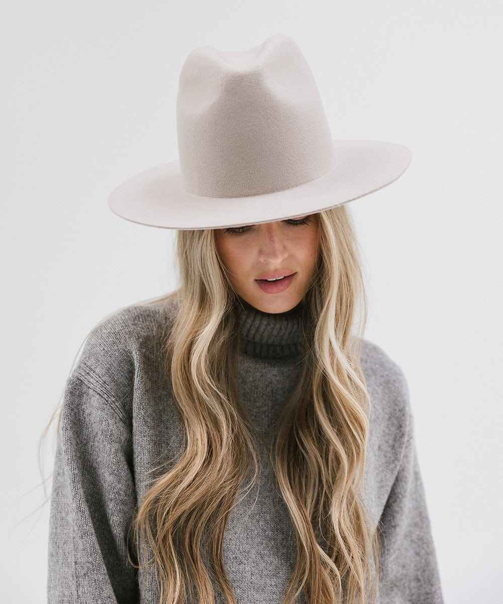 Billie Tall Fedora Hat for Women - Stylish Wide Brim Sun Hat with Adjustable Band - Perfect for Outdoor Events, Beach Vacations & Fashion Accessories