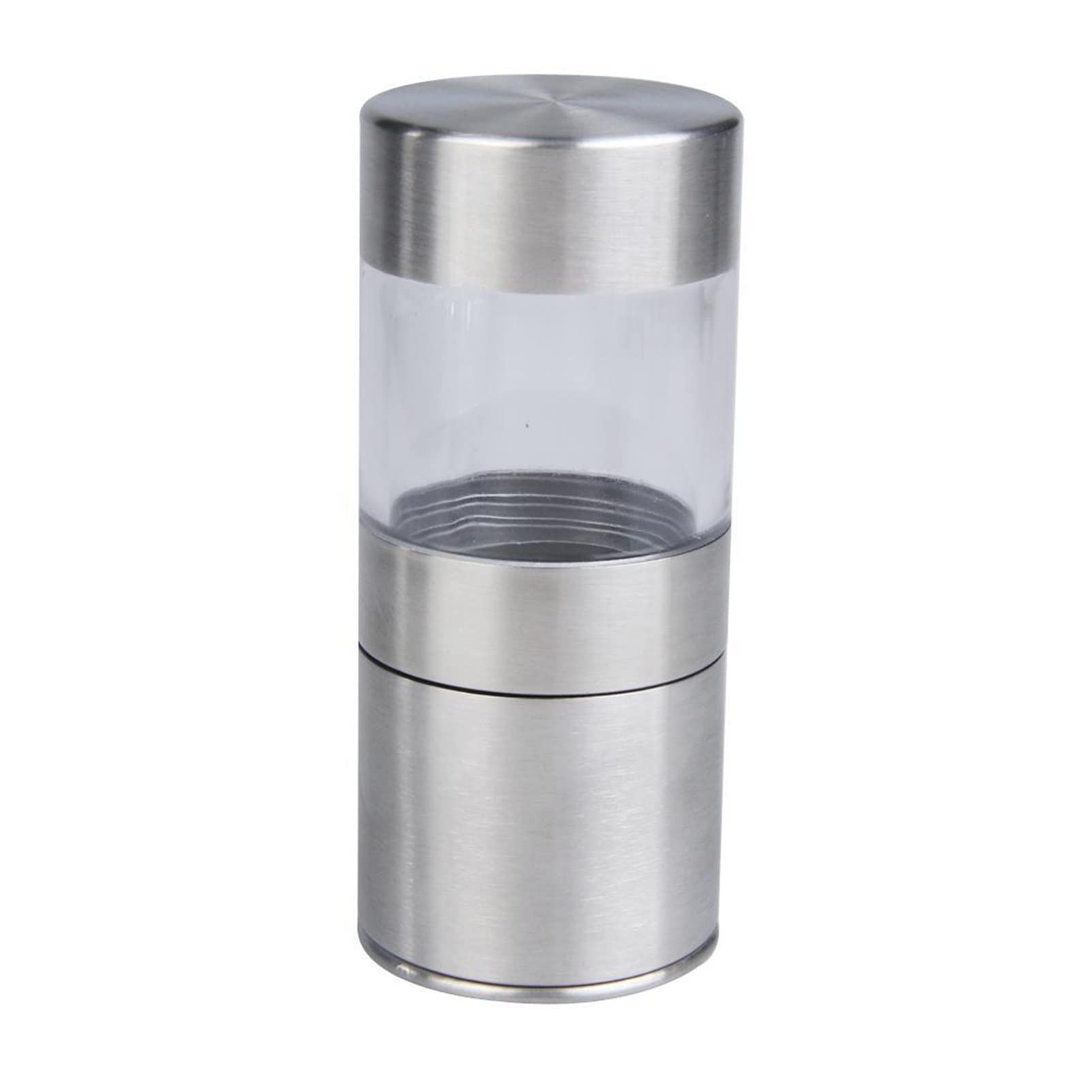 Premium Stainless Steel Manual Spice Grinder - Portable Salt & Pepper Mill for Kitchen, Seasoning Muller with Durable Design - Perfect for Home Cooking, Camping & Travel