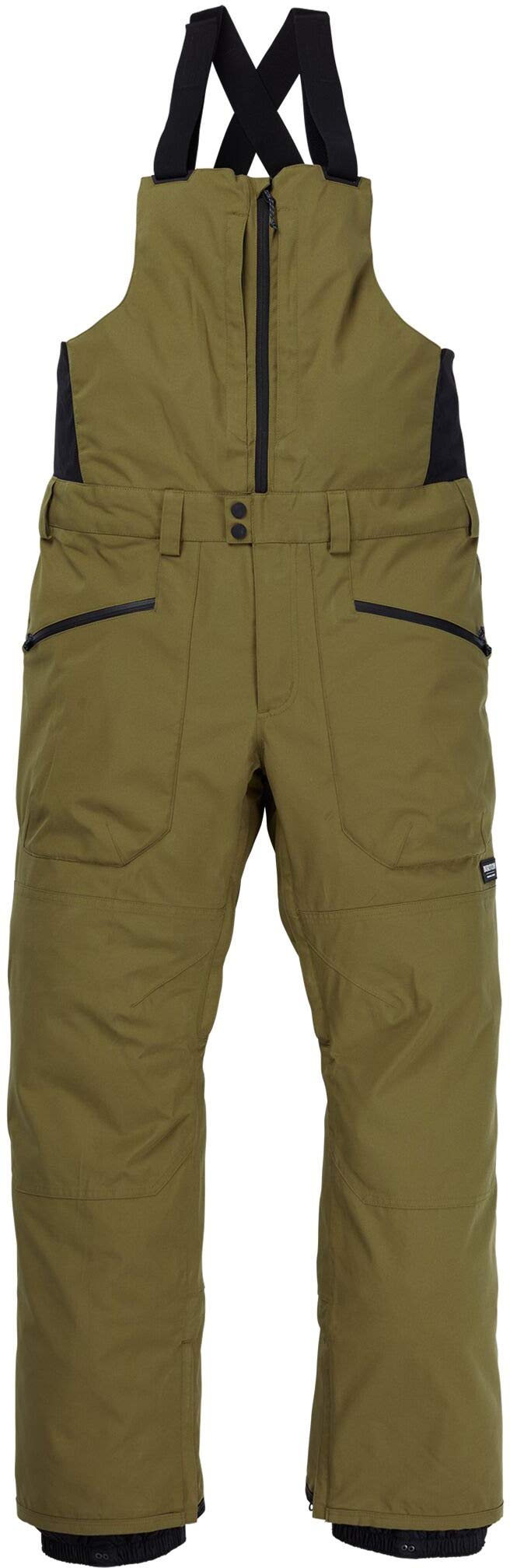 **Burton Men's Reserve 2L Bib Pants – Waterproof Snowboard & Ski Bibs for Men – Ideal for Winter Sports & Outdoor Adventures**
