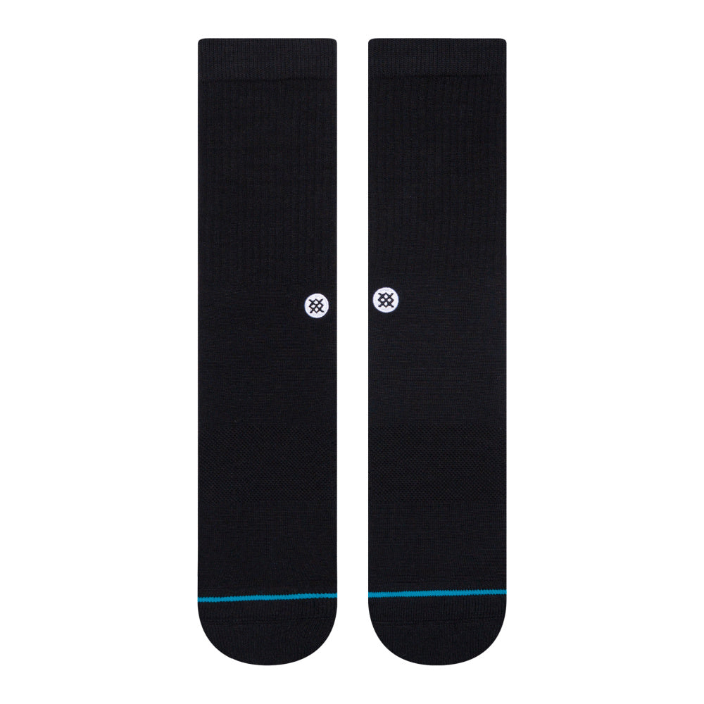 Stance Icon Socks - Premium Black Athletic Socks for Men & Women - Perfect for Running, Basketball & Everyday Comfort
