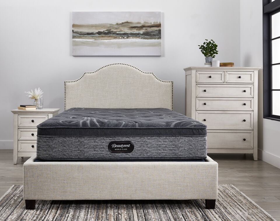 Beautyrest World Class Monarch Firm Queen Mattress - Premium Support for Back Pain Relief & Deep Sleep - Perfect for Master Bedrooms & Guest Rooms