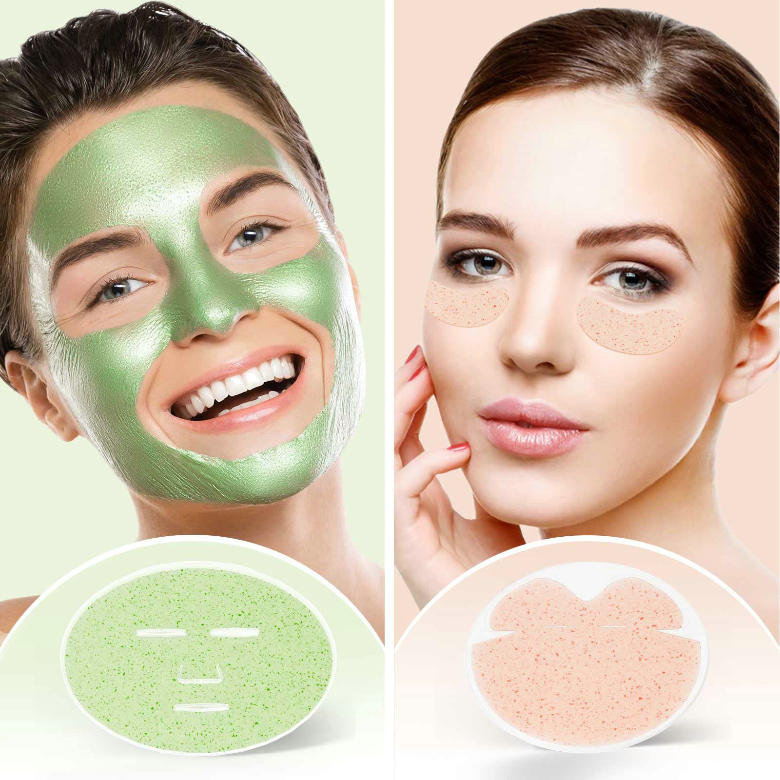 DIY Facial Mask Maker Machine Kit with 32 Collagen Pills - Touchscreen Fruit & Vegetable Home Beauty Device for Quiet SPA Treatments | Perfect for At-Home Skincare & Salon Professional Use