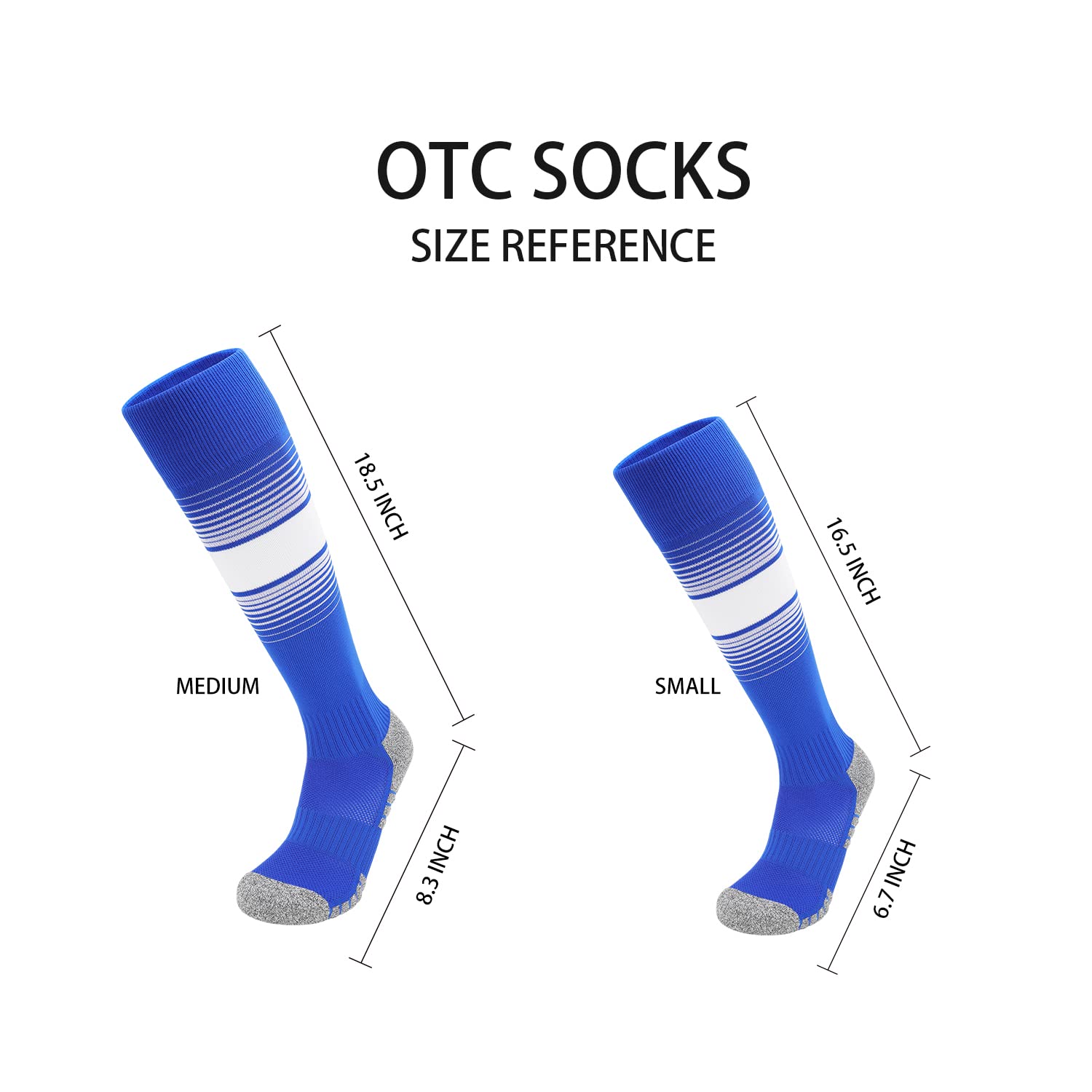 Best Youth & Adult Multi-Sport Socks for Soccer, Baseball, Softball - Over The Calf Athletic Socks for Men & Women - Perfect for Games, Training & Team Sports