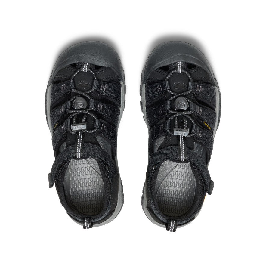 KEEN Newport H2 Water Sandals for Big Kids | Black & Yellow | Beach, Pool & Outdoor Adventures