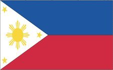 5x8 ft Philippines Nylon Flag - All Weather Outdoor Flag with Brass Grommets, Durable Fade-Resistant Nylon - Perfect for Parades, Sporting Events & Patriotic Displays