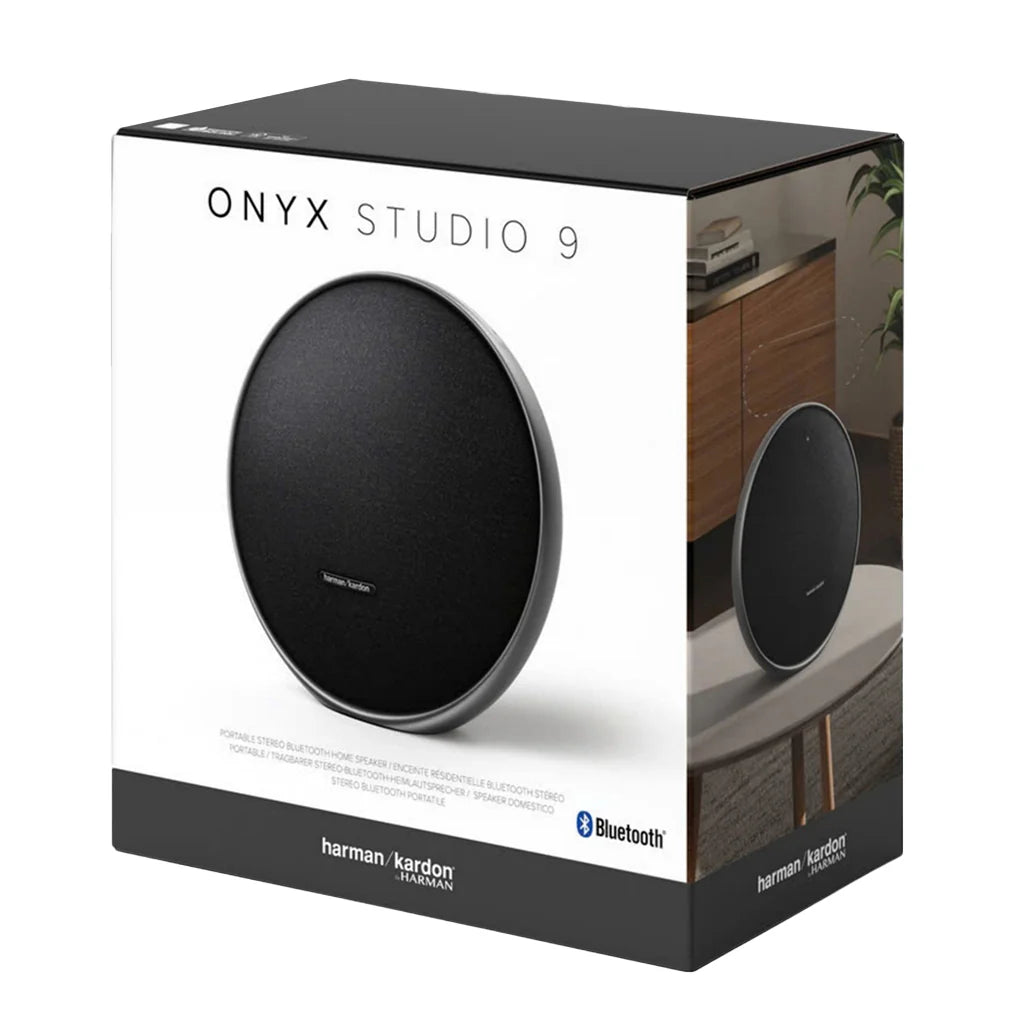 Harmon Kardon Onyx Studio 9 Bluetooth Speaker - Premium Portable Wireless Speaker with Deep Bass, 30W Power, 8-Hour Battery Life - Perfect for Home, Outdoor, Parties & Travel