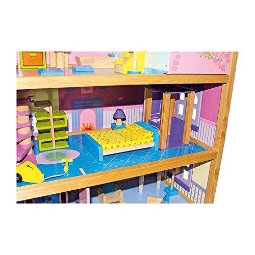 Legler Pink Classic Dollhouse for Kids Playtime