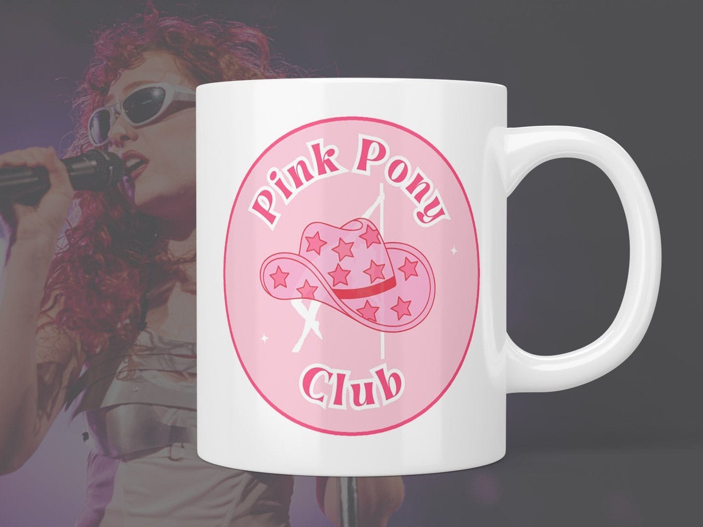 Chappell Roan Pink Pony Club Mug - Cute Ceramic Coffee Cup for Tea & Hot Drinks - Perfect Gift for Music Fans & Home Decor