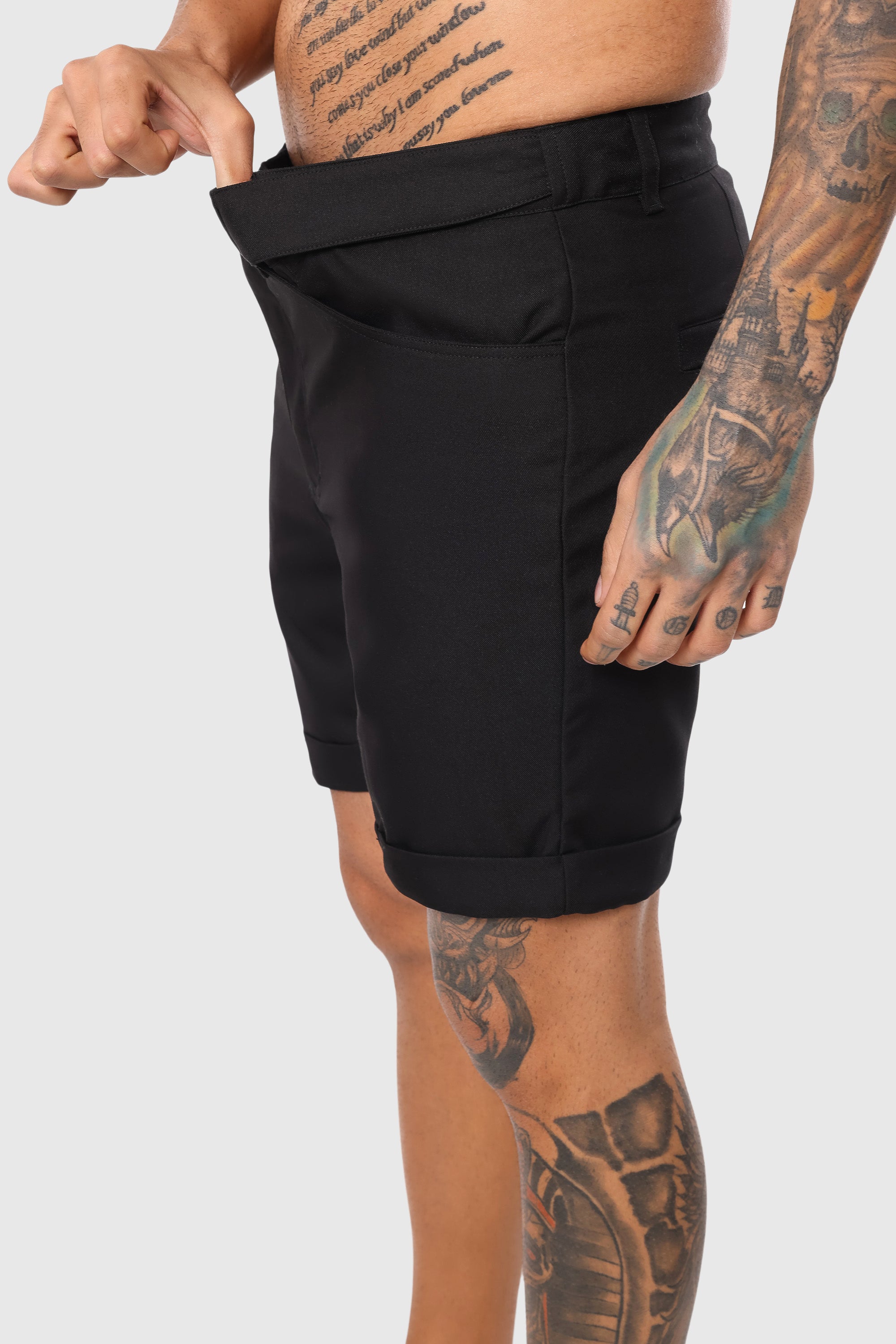 Premium Vital Shorts for Men - Comfortable Black Workout & Running Shorts for Gym, Jogging, and Outdoor Activities