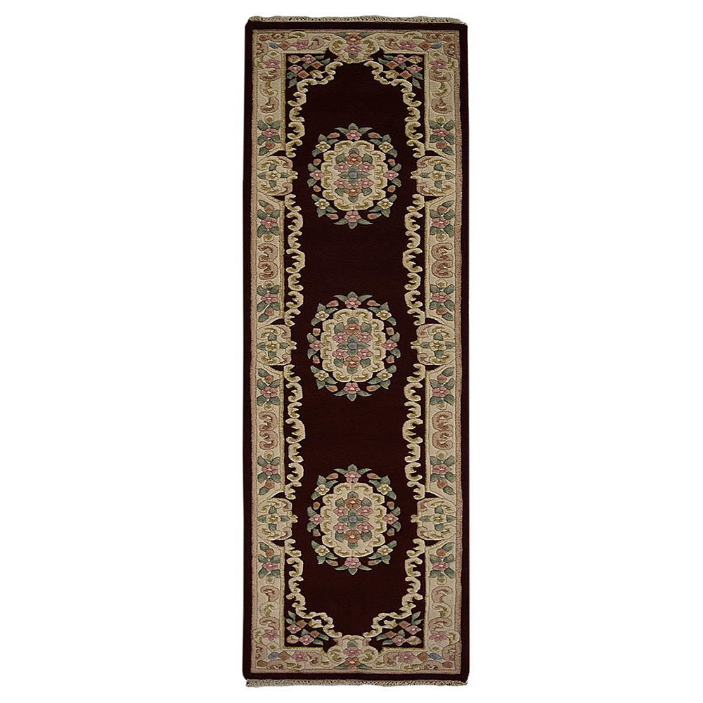 Handmade Anatolian Aras Hand-Knotted Wool Rug - Traditional Turkish Design for Living Room, Bedroom & Home Decor