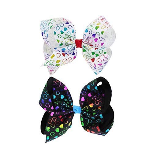 Valentine's Day Hair Clips for Girls - Cute Bowknot Hairpins Set with Bows for Kids (Set B) | Perfect for Valentine's Gifts, School, Parties & Special Occasions
