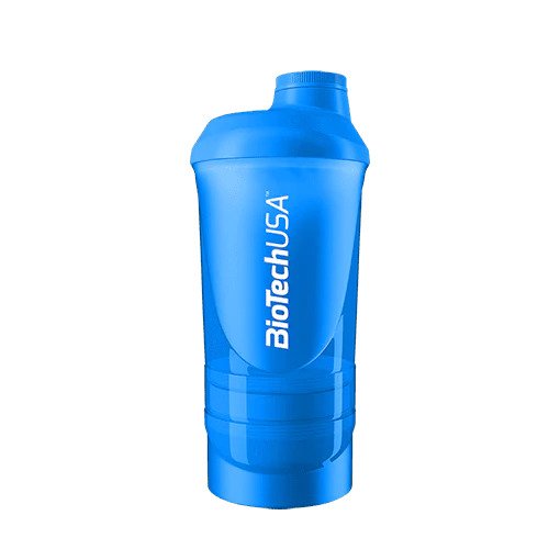 Biotech Wave+ Nano Shaker Bottle - Premium Protein Shaker with Mixing Ball for Gym, Workout & Fitness - Perfect for Protein Powder, Pre-Workout & Post-Workout Drinks