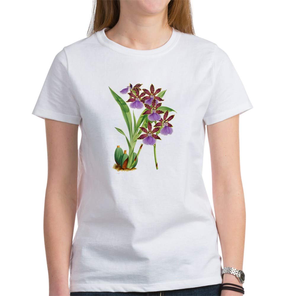 Zygopetalum Clayi Purple Orchid T-Shirt | Unique Botanical Flower Design | CafePress Classic Tee for Orchid Lovers & Garden Enthusiasts | Perfect for Casual Wear, Gardening, and Nature-Themed Events