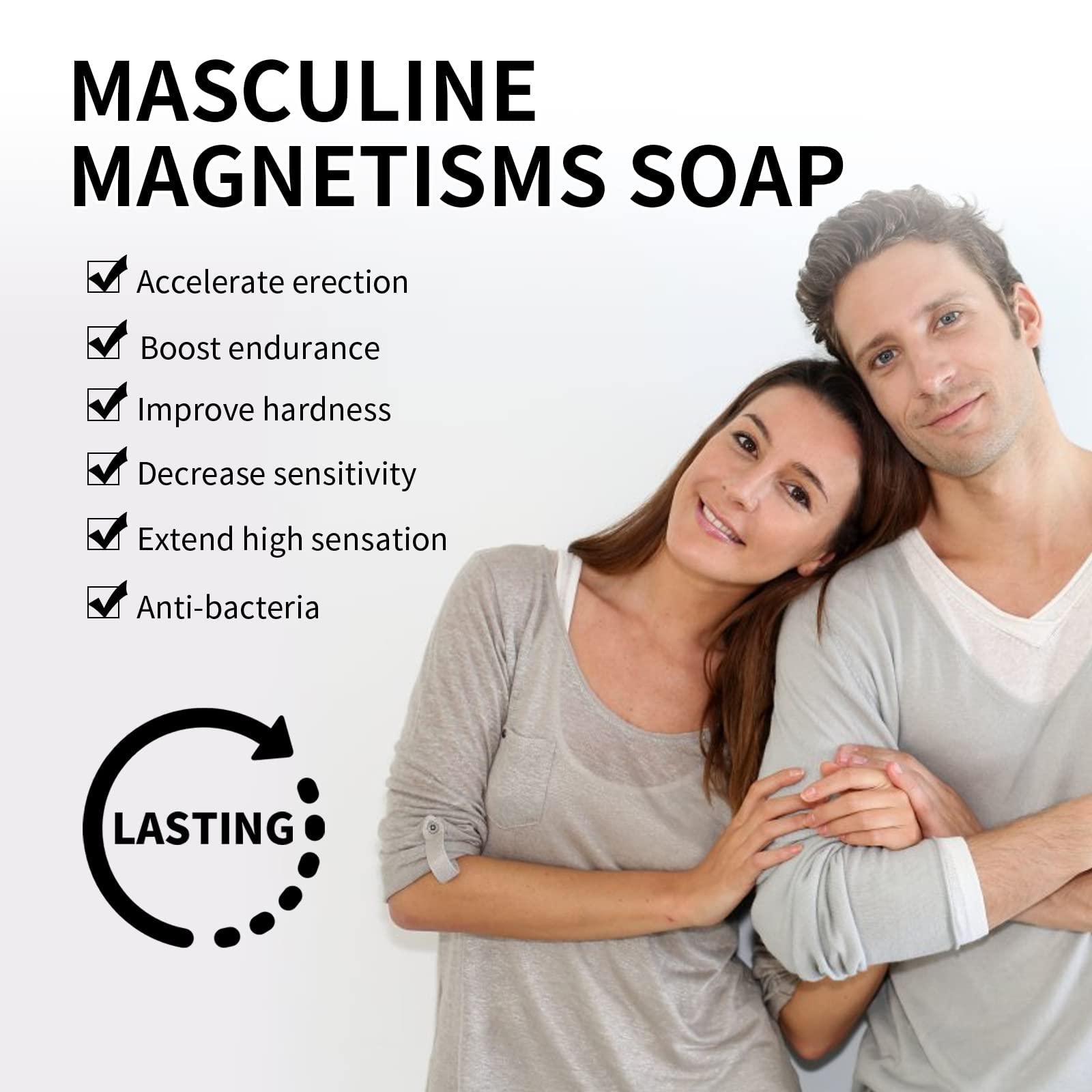 Magnetic Soap for Men - Pure Natural Scented Soap with Attractive Fragrance | Grooming & Dating Essential for Confident Men