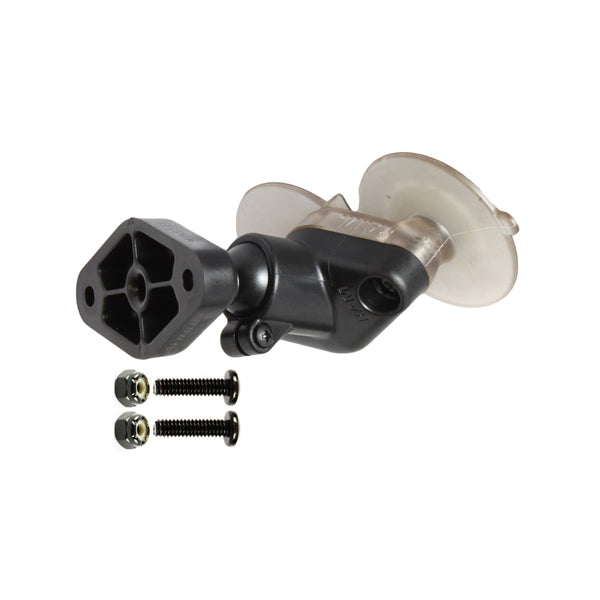 RAM RAP SB 182U Double Suction Cup with Snap Link Mount - Secure Mounting Solution for Boats, ATVs, and Motorcycles