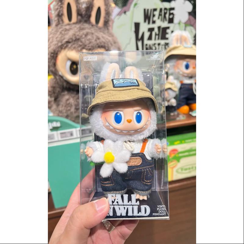 Labubu THE MONSTERS FALL IN WILD SERIES Limited Edition Vinyl Plush Doll with Pendant - Cute Collectible Toy for Anime Fans, Home Decor & Gift Idea