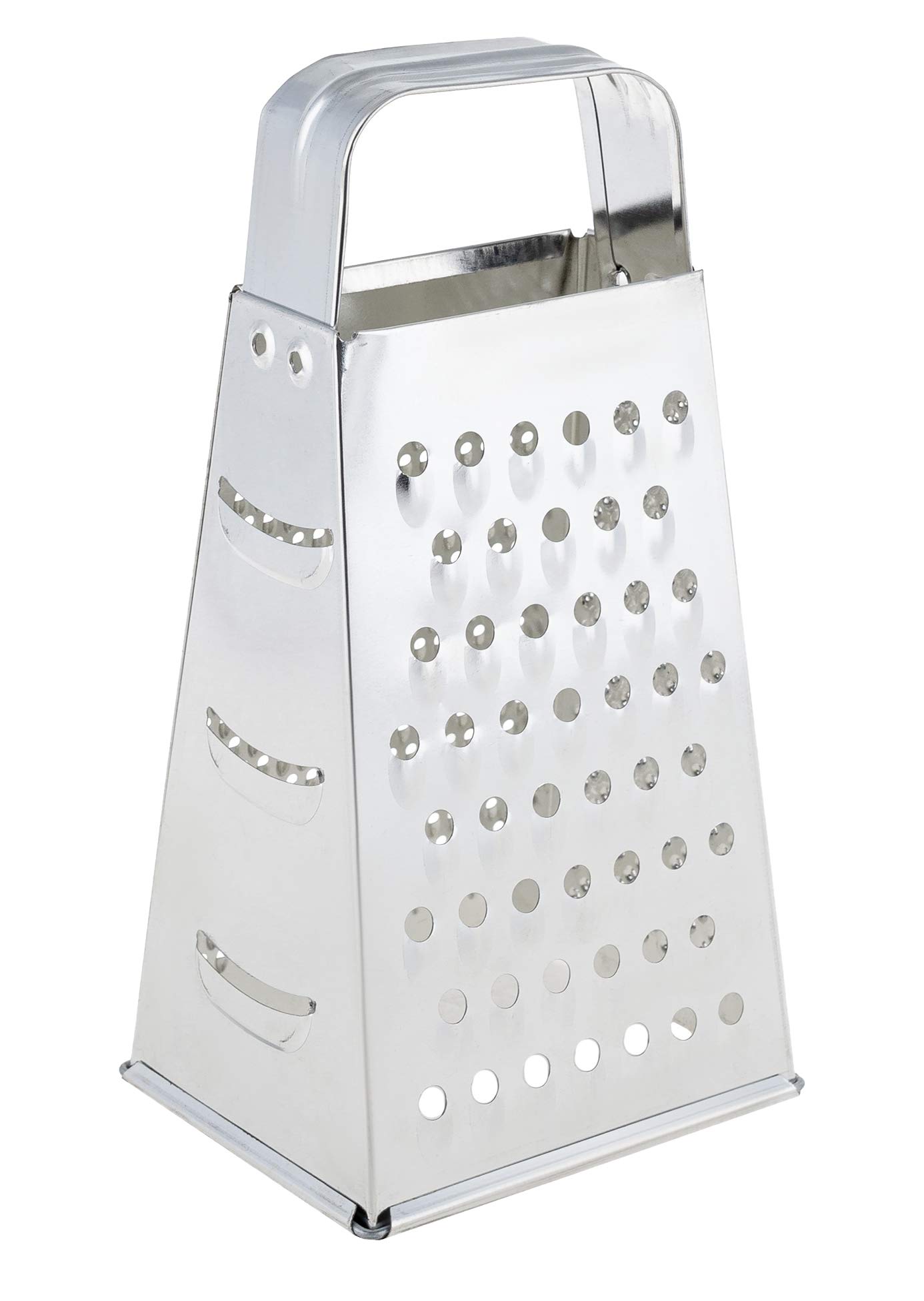 Premium Stainless Steel 4-Sided Box Grater - Heavy Duty Vegetable Cheese Shredder & Slicer - Perfect for Kitchen, Salad Prep & Baking Needs