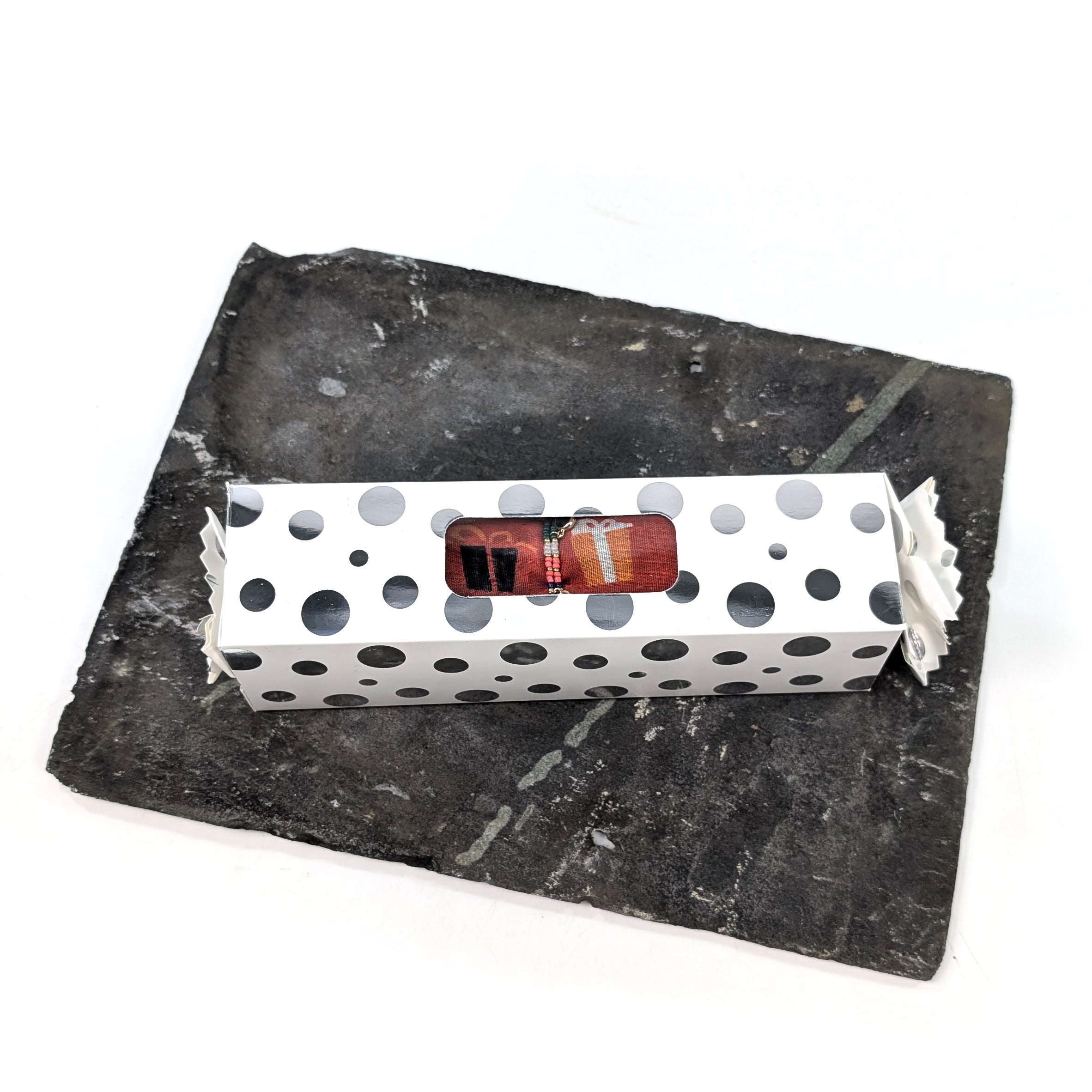 Christmas Scarf & Bracelet Gift Set in Cracker - Festive Holiday Accessories for Women | Perfect for Christmas Parties, Gifts & Winter Fashion