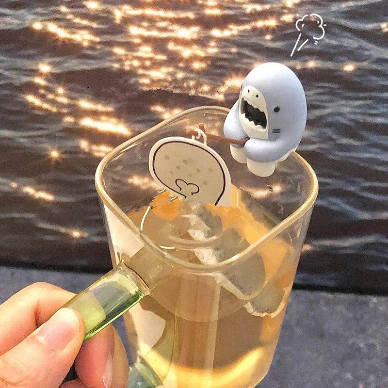 Fun Shark-Shaped Tea Bag Holder - Cute & Unique Kitchen Accessory for Tea Lovers - Perfect for Home, Office, or Gift Giving