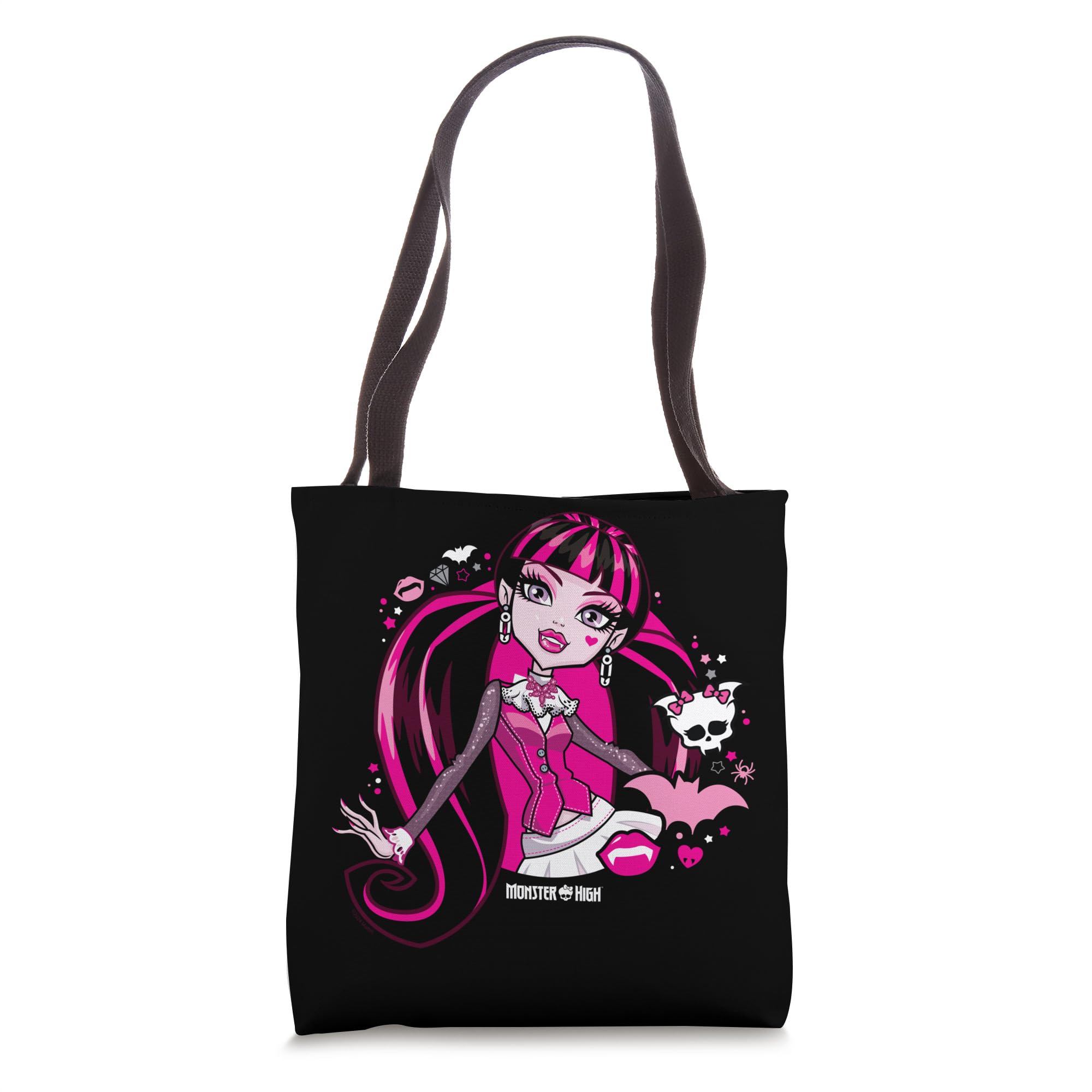 Monster High Draculaura Tote Bag - Stylish Gothic Shoulder Bag for School, Shopping & Cosplay | Official Licensed Merchandise