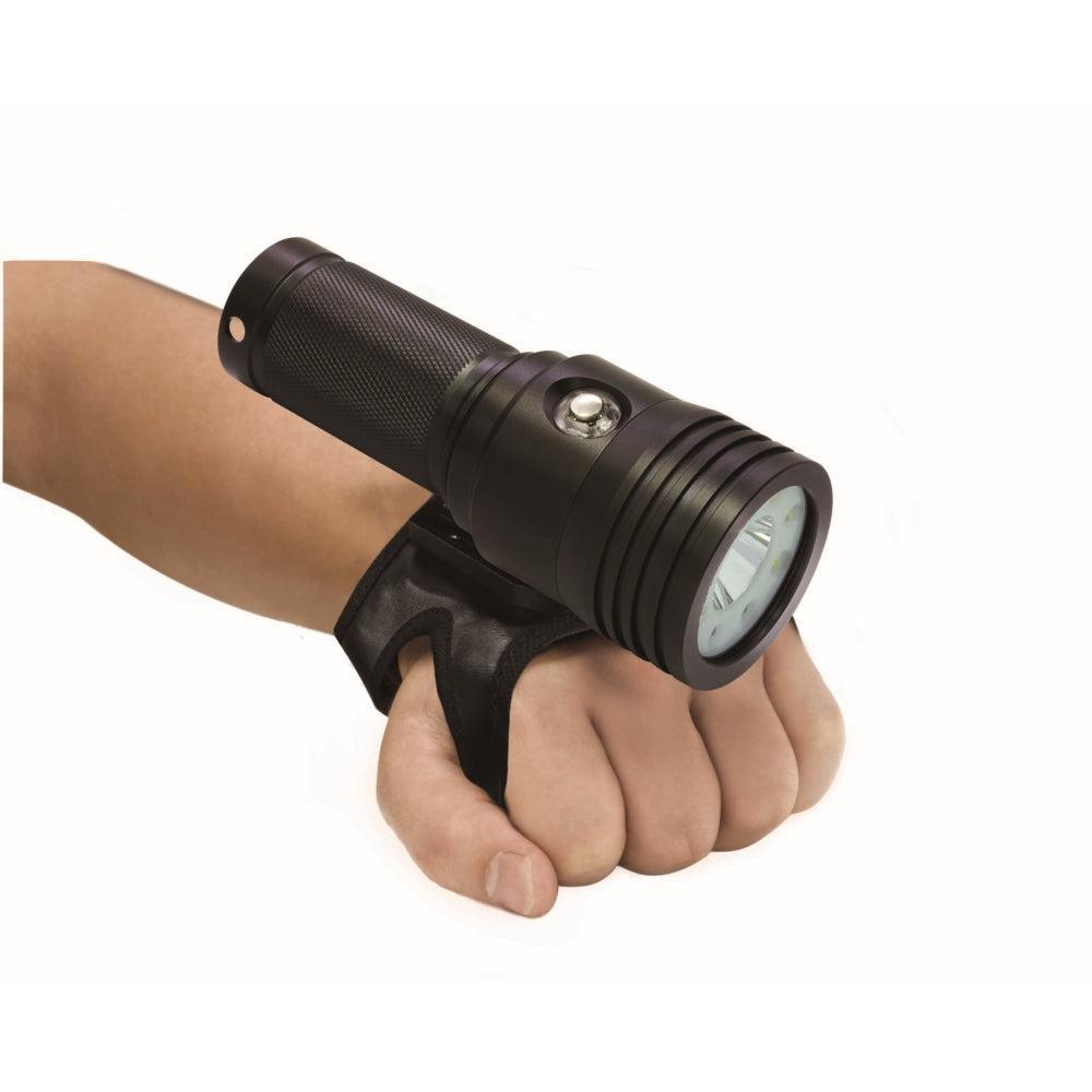 BigBlue 4200 Lumen Wide Beam & 1200 Lumen Spot Beam Flashlight - High Power LED Torch for Camping, Hiking, Emergency & Outdoor Adventures (Black)