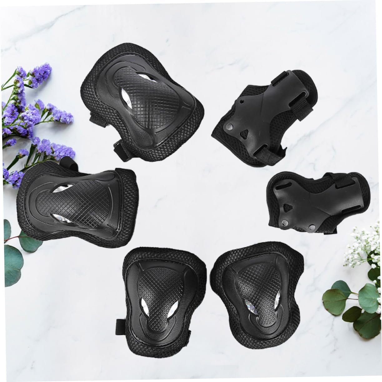BESPORTBLE 6-Pack Adult & Kids Protective Elbow Pads for Skateboarding, Cycling, Football & Outdoor Sports - Durable Safety Gear for Riding, Skating & Biking