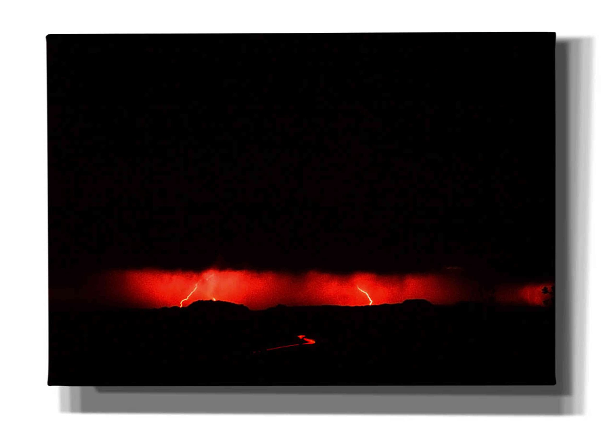 Epic Graffiti 'Lightning Proc' by Thomas Haney - Premium Giclee Canvas Wall Art Print 26x18 Inches - Modern Urban Home Decor for Living Room, Bedroom & Office