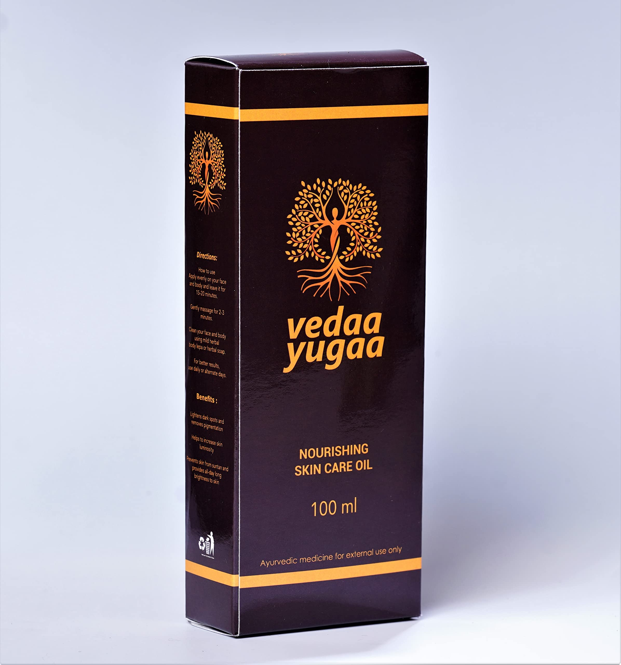 Vedaa Yugaa Nourishing Skincare Oil - Organic Face & Body Moisturizer for Dry Skin - Hydrating & Anti-Aging Treatment for Daily Use & Night Routine