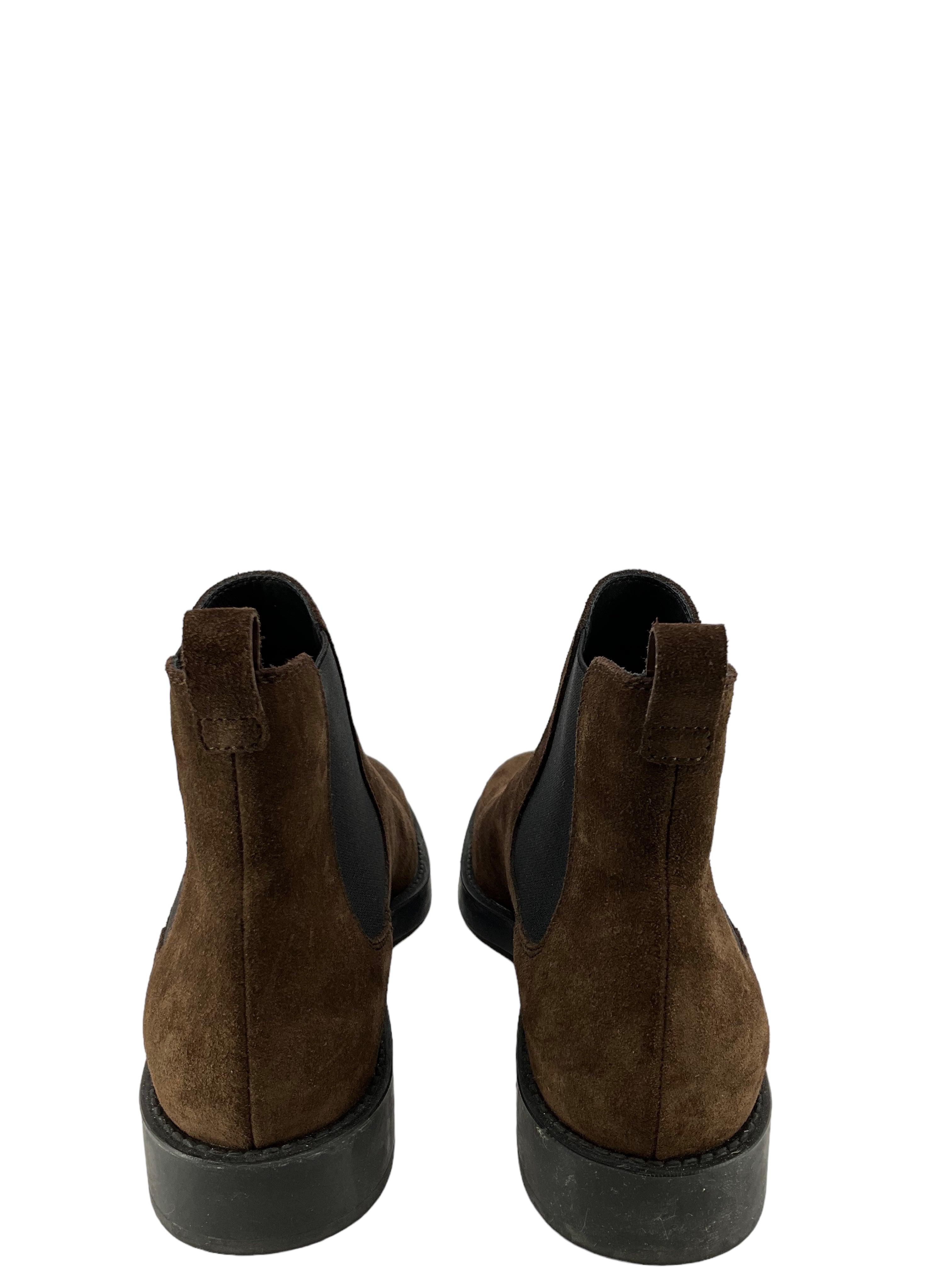 Tod's Brown Suede Chelsea Boots for Men Size 7.5 - Comfortable & Stylish Ankle Boots for Casual Wear, Office & Outdoor Activities