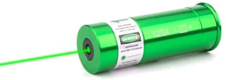 GOTICAL Green Laser Bore Sight 12g Boresighter with 3 Sets of Batteries - Durable & Accurate Firearm Sight Tool for Hunting, Shooting & Gun Range Practice