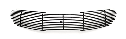 APS Black Aluminum Billet Front Grille Insert for 2014-2016 Kia Forte - Compatible with K65963H, Main Upper Horizontal Grill - Perfect for Car Customization & Style Upgrade