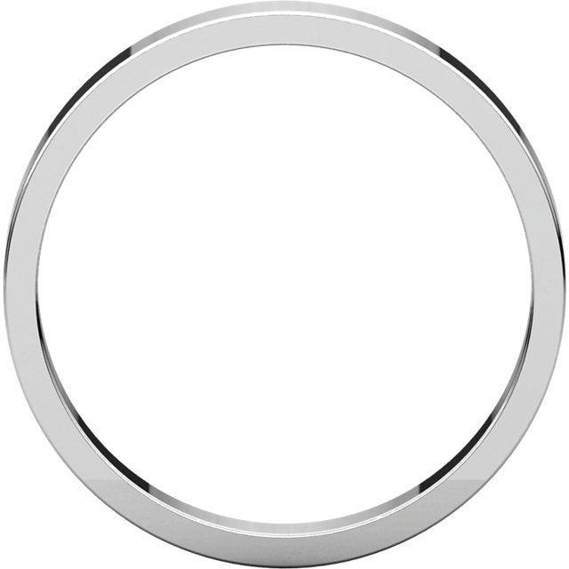 14K Gold 3mm Flat Wedding Band for Women - Elegant & Timeless Bridal Ring for Engagement, Anniversary & Everyday Wear