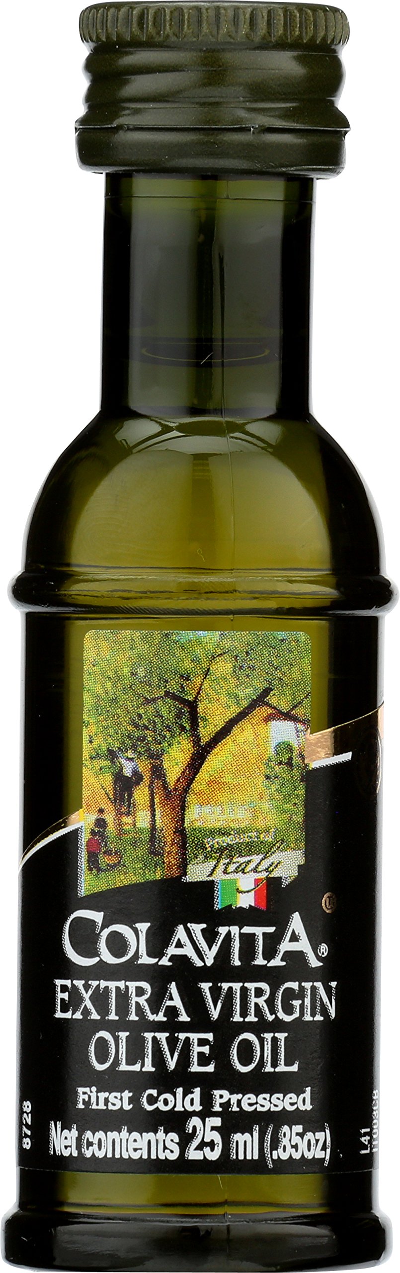 Colavita Premium Italian Extra Virgin Olive Oil - 0.85 fl oz Mini Bottles (Pack of 240) | Authentic EVOO for Cooking, Salads & Gifts | Restaurant, Catering & Home Use