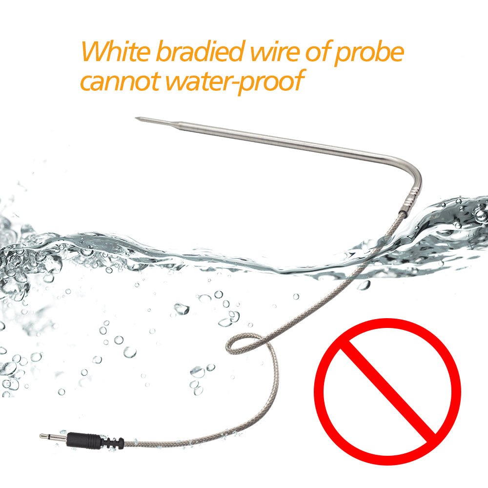 Original IBT-4XS Replacement Probe - Compatible with IBT-4XS Digital Thermometer - High Accuracy Food Temperature Sensor for Grilling, Smoking, and Sous Vide Cooking