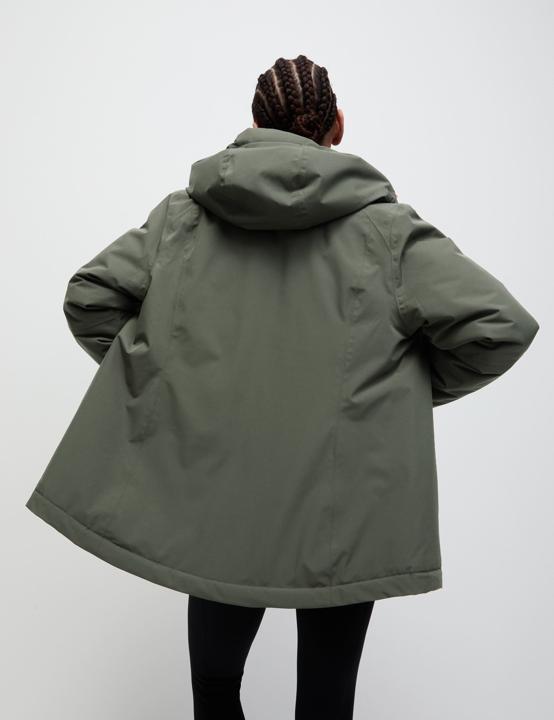 Waterproof Hooded Jacket with Padding - Insulated Winter Coat for Men & Women | Dark Olive | Outdoor Hiking, Camping & Daily Wear