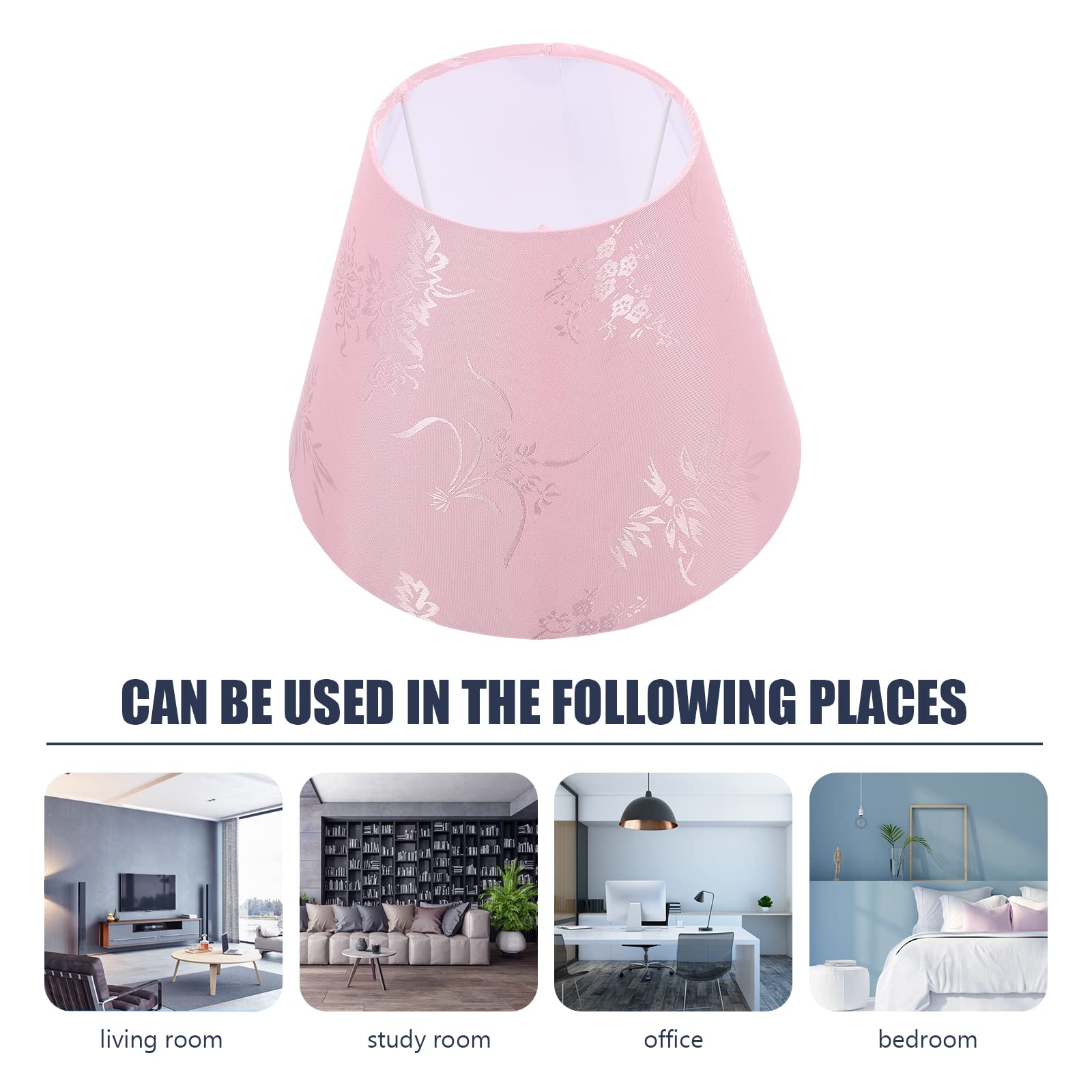 Stylish Fabric Lampshade for Home & Office - Dustproof Cloth Lamp Shade for Desk Lamps, Table Lamps & Ceiling Lights | Perfect for Living Room, Bedroom & Study Decor